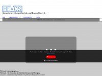 hevos.de Webseite Vorschau