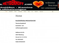 heyderhoff.com Webseite Vorschau