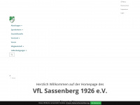vfl-sassenberg.de Webseite Vorschau