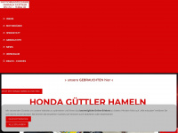 honda-hameln.de Webseite Vorschau
