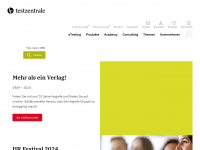 testzentrale.ch Webseite Vorschau