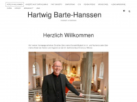 hartwig-barte-hanssen.de Webseite Vorschau