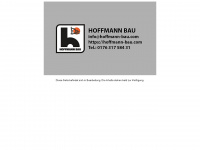 hoffmann-bau.com Webseite Vorschau