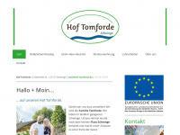 hof-tomforde.de Webseite Vorschau