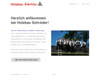 holzbau-schroeder.com Webseite Vorschau