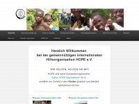 hope-international.org Webseite Vorschau