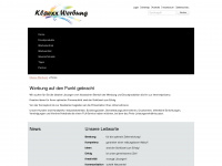 klaexx-werbung.de Webseite Vorschau