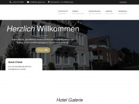 hotel-galerie.de Webseite Vorschau