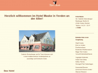 hotel-maske.de Webseite Vorschau