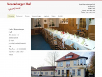 hotel-neuenburger-hof.de Webseite Vorschau