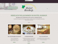hotel-roshop.de Webseite Vorschau