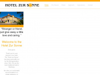 hotel-zur-sonne-nienburg.de Webseite Vorschau