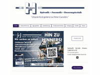 hydraulik-hinners.de Webseite Vorschau