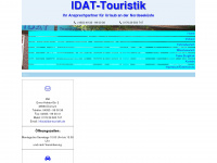 idat-touristik.de Webseite Vorschau