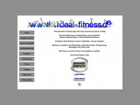 ideal-fitness.de Webseite Vorschau