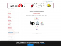 schoolart.info Webseite Vorschau