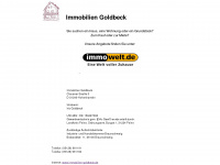 immobilien-goldbeck.de Webseite Vorschau