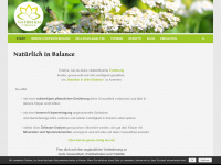 in-balance.net Webseite Vorschau