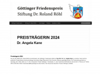 goettinger-friedenspreis.de Webseite Vorschau