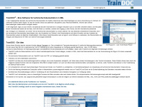 traindoc.se Webseite Vorschau