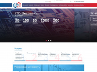 itc-electronics.com Webseite Vorschau