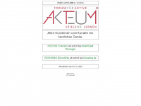 akteum.de Webseite Vorschau