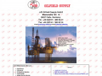 jjs-oilfield.de Webseite Vorschau