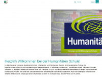 humanitaereschule.de Webseite Vorschau
