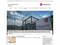 justizvollzugsanstalt-hannover.niedersachsen.de Webseite Vorschau