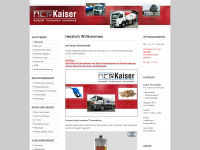 kaiser-brennstoffe.de Webseite Vorschau
