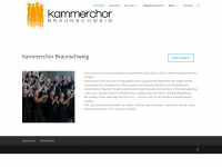 kammerchor-braunschweig.de Webseite Vorschau