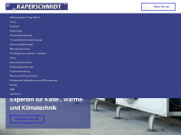 kaperschmidt.de Webseite Vorschau