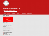 karate-club-seelze.de Webseite Vorschau