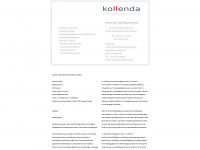 kollenda.info Webseite Vorschau