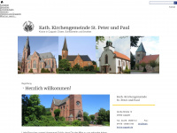kath-kirche-cappeln.de Webseite Vorschau