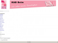 kab-belm.de Webseite Vorschau