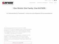 kayser-automotive.com Webseite Vorschau