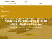 kernbach-naturstein.de Webseite Vorschau