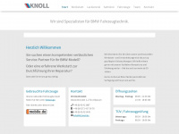 kfzknoll.de Webseite Vorschau