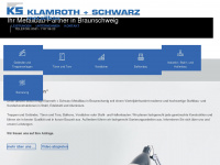 klamroth-schwarz-metallbau.de Webseite Vorschau