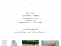 ein-klang.ch Webseite Vorschau
