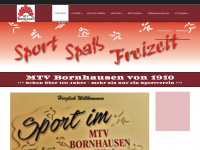mtv-bornhausen.de Webseite Vorschau