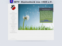mtv-buntenbock.de Webseite Vorschau