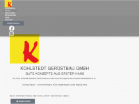 kohlstedt-geruestbau.de Webseite Vorschau