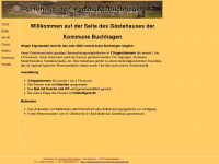 gaestehaus.kommune-buchhagen.de Webseite Vorschau
