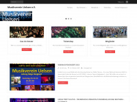 musikverein-uelsen.de Webseite Vorschau