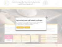 zentralverband-goldschmiede.de Webseite Vorschau