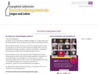 kreuzkirche-lingen.de Webseite Vorschau