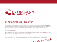 kreismusikschule-helmstedt.de Webseite Vorschau