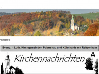 kirche-pobershau.de Webseite Vorschau